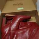 Knee High Boots Chunky Heel Wide Calf Knee High Boots for Women Pointed Toe with Zipper Block Heel Fashion Dress Womens Shoes
 8.5