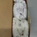 2-Pack Organic Bassinet Sheets for Girls, Boys - 100% Cotton Bassinet Mattress Sheets Compatible with Halo Bassinest Swivel Sleeper, Graco, Baby Delight, Chicco, Fitted Bassinet Sheets (Bumble Bear)