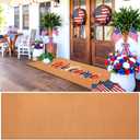 Breling 1 Pcs 16x48 Inch Blank Door Mats for Crafting DIY Plain Brown Door Mats to Paint with Non Slip Rubber Backing Heavy Duty Welcome Doormat for Porch Patio Mudroom Decor