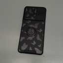 for Moto G Power 5G 2025, for Moto G Play 2025 Case - Women Girls Cute Phone Cover Girly Pretty Black Butterfly with Camera Cover and Ring Stand Funda for Motorola G Power 5G 2025/G Paly 2025