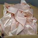 50 PCS Blush Pink Satin Chair Sashes Bows Universal Chair Ribbon Ties Back Sash for Wedding Party Reception Events Banquets Hotel Event Chair Cover Decoration (7x108 inch)