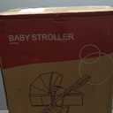 Reversible Baby Stroller for Newborn 2 in1 High Landscape Stroller, Foldable Pushchair Pram Stroller with Adjustable Backrest