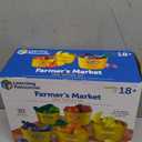 Learning Resources Farmer's Market Color Sorting Set - Play Food for Kids, Toddler Learning Toys, Grocery and Kitchen Play Toys