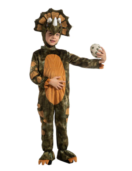 Spooktacular Creations Realistic Triceratops Child Costume, Size S