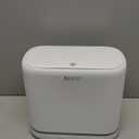 Dog Proof Trash Can, 3 Gallon Slim Bathroom Trash Can with Locking Lid, Compact Narrow Waste Bin for Bathroom, Kitchen, Office, Bedroom, White