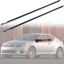 2Pcs Outer Door Weatherstrip Window Seal Belt Car Window Rubber Moulding Trim Compatible with Scion tC Base Coupe 2-Door 2.4L 2005 2006 2007 2008 2009 2010 Replace 75711-21030 75712-21030