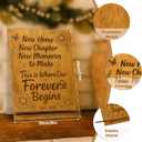 Housewarming Gifts for New Home: New Home/New Chapter/New Memories to Make - Wooden Home Decor Accents for New Homeowners