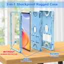 Grifobes for iPad 11-inch (A16) 2025 / 10th Generation Case 10.9 inch 2022, iPad 11th / 10th Case with Pencil Holder Heavy Duty Rugged Protective Cover with Kickstand for Girls Kids Sky Blue