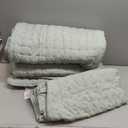 WDCOZY Sage Green King Size Quilt Bedding Sets with 2 Pillow Shams, Lightweight Soft Bedspread Coverlet, Quilted Blanket Thin Comforter Bed Cover for All Season, 3 Pieces, 104x90 inches