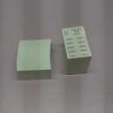 Kosiz 1000 Sheets Raffle Tickets with 10 Bid Numbers Per Sheet Colored Raffle Tickets Sheets for Chinese Auction Basket Silent Auction Church Events(Light Green)