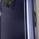 Sweetcrispy Carry on Luggage, Hard Shell ABS Suitcase with Double Spinner Wheels, Lightweight Expandable Rolling Suit Case with TSA Lock, 24 Inch Navy Blue