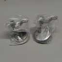 QWORK Boat Cam Latch, 2 Pack Marine 316 Stainless Steel Marine Boat Floor Buckle Hatch Latch, Flush Turning Lift Handle Lock