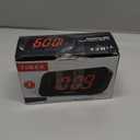 Timex T231G AM/FM Dual Alarm Clock Radio with 1.2-Inch Display and Line-in Jack (Gunmetal) (Black)
