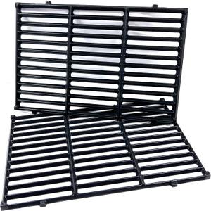 DC130 17.5" 7638 2pk Cast Iron Cooking Grill Grates Replacement for Weber Spirit 300, 310, 320 Series, Spirit 700, Genesis Silver B/C, Genesis Gold B/C, Genesis Platinum B/C Gas Grills