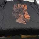 Black History King Dad Melanin African American Father Men T-Shirt (Small)
