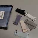 6 Pack Braided Stretchy Bands Compatible with Apple Watch Band 38mm 40mm 41mm 42mm 44mm 45mm 46mm 49mm Women Men, Adjustable Nylon Solo Loop Elastic Straps for iWatch Series 11 10 9 8 7 6 5 4 SE Ultra (Black/White/Starlight/Titan Gray/Blue Gray/Succulent)