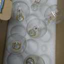 Hizashi LED Edison Bulbs, 4W, Equivalent 40W, Dimmable E26 LED Bulb, 3000K Soft White, 95+ CRI 450 Lumens, ST19 Vintage Light Bulbs, Clear Glass, Pack of 6