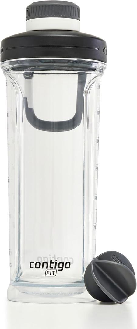 Contigo Fit Leak-Proof Shake & Go Mixer Bottle 28 oz Sake Color