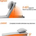 Adjustable Power Lifting Bed Backrest for Elderly Patient Injured,Sit-up Back Rest Chair for Neck Lumbar Back Support