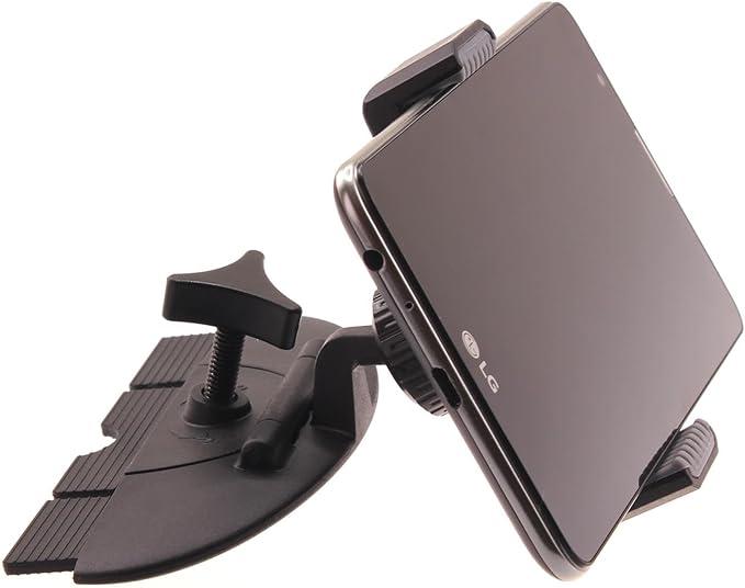 A2C Car Mount CD Slot Holder Compatible with Motorola Razr Plus (2024,2023), Cradle Swivel Dock Strong Grip CD Player Slot
