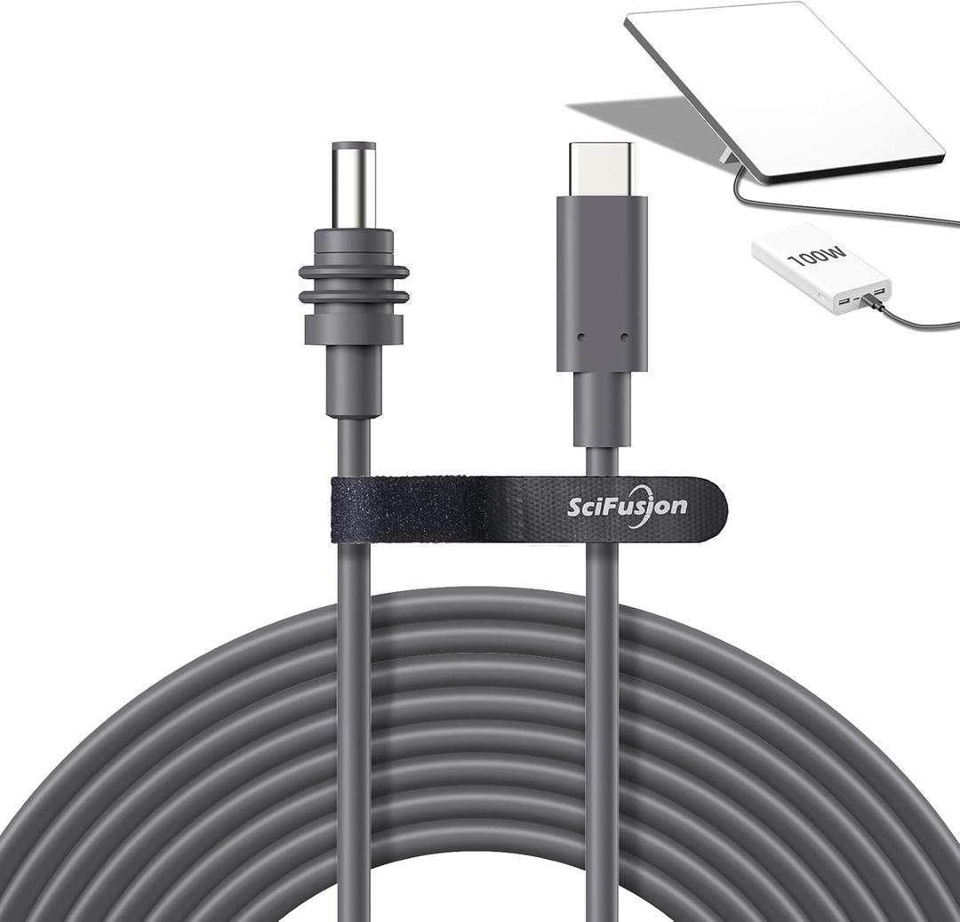 50FT Starlink Mini USB C Cable - Waterproof, Work with 100W+ PD Power Source, Compatible with Starlink Mini Accessories
