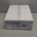 AMZASA Farmhouse Chandelier, 5-Lights Visual Comfort Gold Light, Muted Gold with White Fabric Shade, Linear Island Lighting Fixture for Kitchen, Dining Room