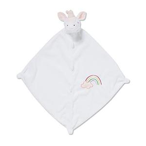 Angel Dear - White Unicorn, Blankie 2 Pack
