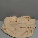 Verdusa Women's Chiffon Halter Drop Waist Wedding Guest Dresses Ruffle Summer Mini Dress Brunch Outfits (Large, Beige)