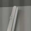 LazBlinds No-Drill Cordless Zebra Blinds - Dual Layer Light Filtering & Room Darkening, Free-Stop Lift, Easy Install, Day & Night Privacy with Valance for Window 46" W x 48" H, White