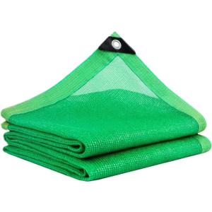 BeGrit Shade Cloth for Garden 50% 6x6.5ft with Grommets Sunblock Sun Mesh UV Resistant Net for Plants,Greenhouse,Patio,Chicken Coop(Green)