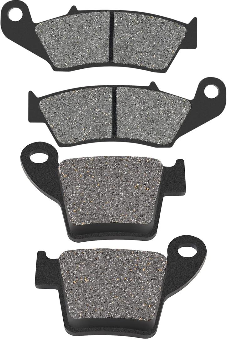 AHL Front & Rear Brake Pads Set for Honda CR125R / CR250R 2002-2007 (Semi-metallic)