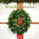 HOHOTIME 36Pcs Christmas Glitter Berries Stems, Light Avocado Green 9.5 Inch Artificial Christmas Tree Picks for Christmas Tree Decorations Ornaments DIY Crafts Vases Holiday Wedding Home Xmas Decor