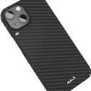 Mous for iPhone 15 Plus Case MagSafe Compatible - Super Thin Magnetic Phone Cover - Carbon Fiber