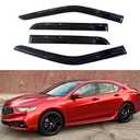 IG Window Visors Fit for 2015-2020 Acura TLX, Out-Channel Rain Guards Vent Wind Deflectors 4PC, Car Accessories for 15-20 Acura TLX