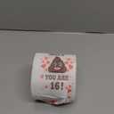 16th Birthday Gifts for Boy or Girl - Happy Prank Toilet Paper - 16th Birthday Decorations, Party Supplies Favors - Funny Gag & Novelty Bday Present for Him, Her, Friends- Sweet 16 Year Old Gift Ideas