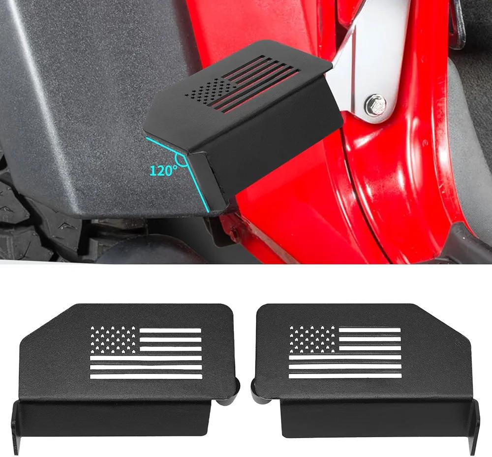 Upgraded 120° Wrangler JL Front Foot Pegs Door Footrest Pegs Door Hinge Rest Pedals Compatible with 2007-2024 Wrangler JK JKU JL JLU Gladiator JT