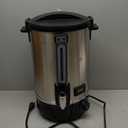 Commercial Coffee Urn110 Cups/16.5L Stainless Steel Large Coffee DispenserDouble Wall Electric Coffee UrnElectric Coffee Maker UrnCommercial Grade Percolate Coffee Maker Hot Water Urn for Catering