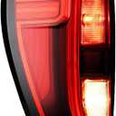 Left LED+Halogen Brake Tail Light Turn Signal Running Reverse Marker Lamp Driver Side LH Compatible for 2019-2023 GMC Sierra 1500 2500HD 3500HD GM2800309 84968736 84565919 84760015 85115885