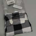 Black White Plaid Office Chair Slipcovers Christmas Stretch Office Chair Slipcovers Protector Spandex Washable Chair Cover Decorative Fabric Cover