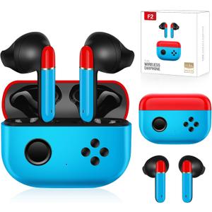 1 Pack Kids Adults Wireless Earbuds, Bluetooth 5.3 Touch Control Wireless Earbuds for Kids Adults with Charging Case,Ear Buds for Gifts