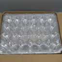 24 Count Cupcake Containers 15 Pack Cupcake Holders Plastic Clear Disposable Cupcake Containers with Detachable Tall Dome Lids and 360 Liners for 360 Cupcakes, BPA Free, Stand Size