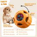 havit Frozen Dog Treats Toy to Keep Them Busy, Cognitive Dog Enrichment Toys, Interactive Toys Long Lasting, Easy to Clean (2 Pack)