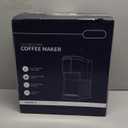 SHARDOR 3 in 1 Single Serve Coffee Maker for K Cup & Ground Coffee & Teas, Pod Coffee machine, 614oz Brew Sizes, 40oz Detachable Water Reservoir, Descale Settings, Black