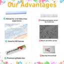 Mandun 2 Pack Paint by Numbers Kit for Adults, Cat Giaffe Paint by Numbers for Adults, DIY Adult Painting by Numbers Beginners on Canvas Acrylic for Home Wall Art Decor 12x16Inch (Rolled Package)