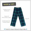 Mad Dog Concepts Boys Pajama Pants - Soft Micro Fleece PJ Bottoms for Kids Printed Plaid Design Boy's Sleepwear Size 620 3PK (8, Black / Blue / Teal) 2 Pack