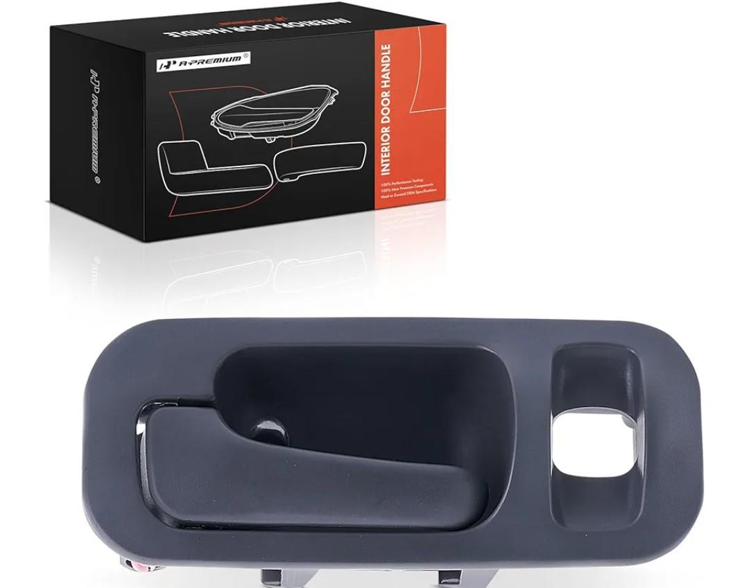 A-Premium Rear Left Driver Side Interior Door Handle Compatible with Honda Civic 1992-1995, Odyssey 1995-1997, Gray, Replace# 72660-SR4-J02ZB