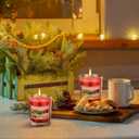 2 Pcs 9 oz Mulberry Candle, Christmas Mulberry Scented Candle Glass Jar Votive Essential Fragrance Oils and Beeswax Blend Glass Jar Candles for Christmas Holiday Winter Gifts Collection