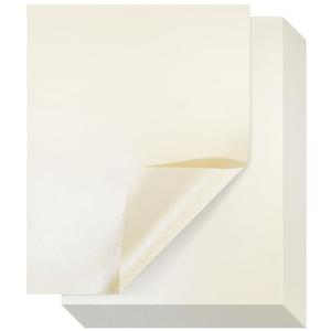 Best Paper Greetings White - 96 Sheet Shimmer Papers, Letter Size 8.5x11, Double Sided, Laser Printer Compatible, Perfect for Wedding, Baby Shower, Birthday Invitations, Craft