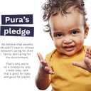 Pura Sensitive Skin Baby Diapers | Size 4 (18-31 lbs) | Hypoallergenic, Totally Chlorine Free, Fragrance Free, Up to 12-Hour Leak Protection | 6 Packs of 22 (132 Diapers)