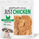 JustFoodForDogs Healthy Dog Treats, Single-Ingredient, Chicken Breast, 5 oz (5 Ounce (Pack of 1))